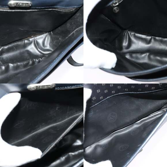 FENDI Shoulder Bag Pvc Black - Picture 12 of 12